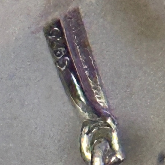 Moissanite One Carat Flower Dangle from slide through lever - Picture 7 of 9